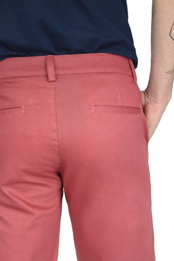 Bermuda Color Shedrón Slim Fit Stretch Para Caballero